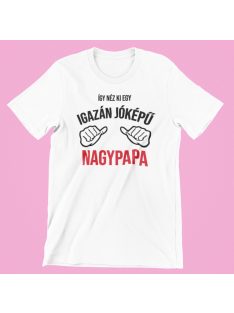 Így néz ki egy igazán jóképű nagypapa férfi póló