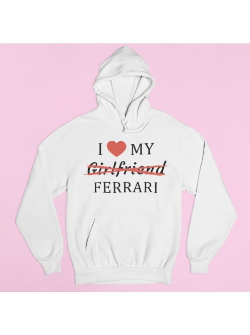 I love my Girlfriend X Ferrari férfi pulóver