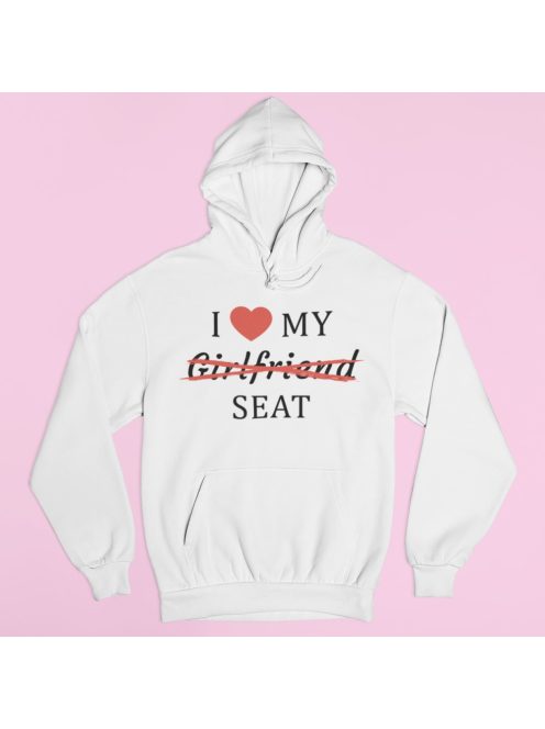 I love my Girlfriend X Seat férfi pulóver