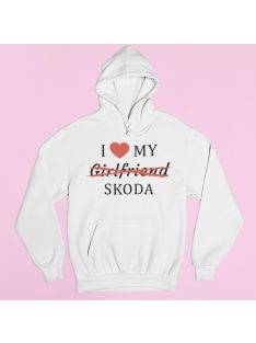 I love my Girlfriend X Skoda férfi pulóver
