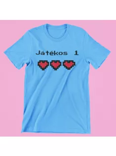 Játékos 1 férfi póló