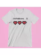 Játékos 1 férfi póló