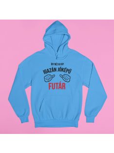 Így néz ki egy igazán jóképű futár pulóver