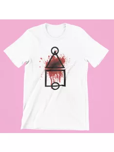 Kalmár fogó véres női póló