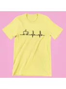 Kávé pulzus női póló