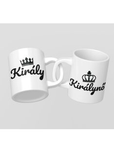 Király és Királynő páros bögre