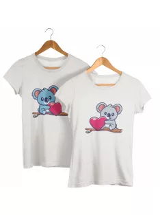 Koala maci páros póló