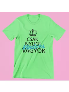 Csak nyugi, kőműves vagyok férfi póló