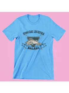 Horgász legenda (választható névvel) férfi póló