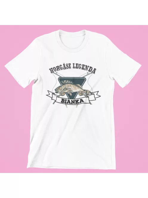 Horgász legenda (választható névvel) női póló