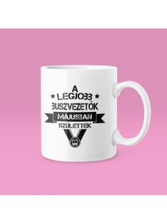   A legjobb buszvezetők (választható hónappal) születtek bögre