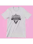 A legjobb motorosok (választható hónappal) születtek férfi póló