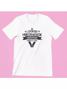    A legjobb műkörmösök (választható hónappal) születtek női póló