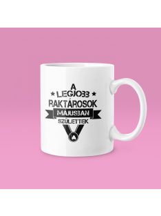   A legjobb raktárosok (választható hónappal) születtek bögre