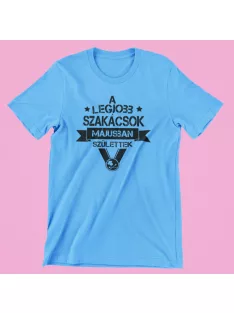   A legjobb szakácsok (választható hónappal) születtek férfi póló