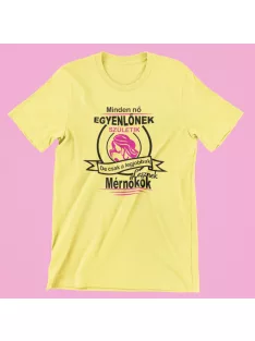   Minden nő egyenlőnek születik, de csak a legjobbak lesznek mérnökök női póló