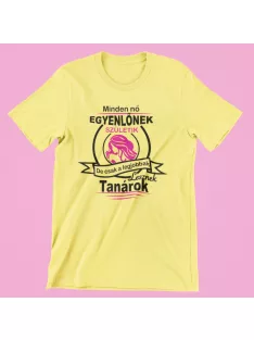   Minden nő egyenlőnek születik, de csak a legjobbak lesznek tanárok női póló