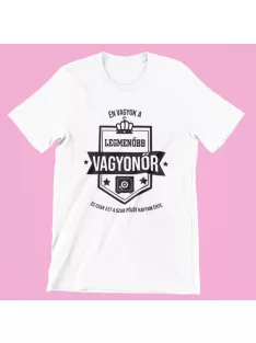 Én vagyok a legmenőbb vagyonőr férfi póló