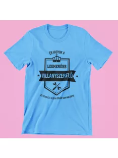 Én vagyok a legmenőbb villanyszerelő férfi póló