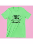 A legnagyobb legendák (válaszható dátummal és hónappal) születtek férfi póló