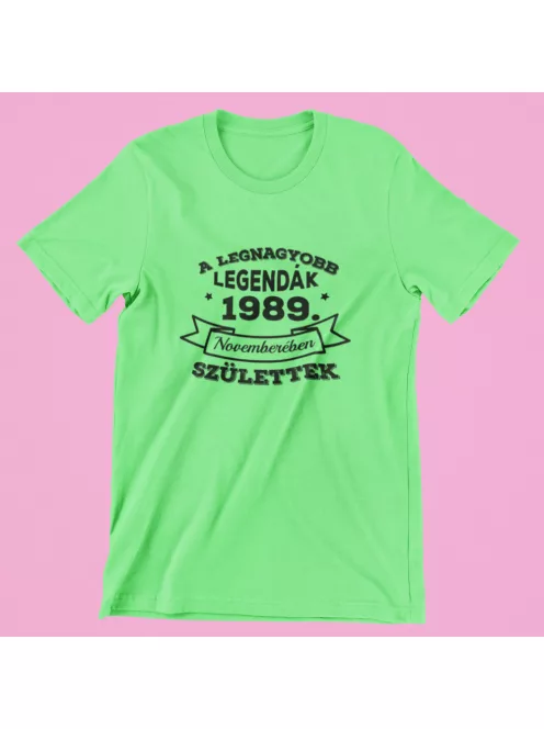 A legnagyobb legendák (válaszható dátummal és hónappal) születtek férfi póló