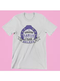   Legnagyobb lovas a világon (választható névvel) férfi póló