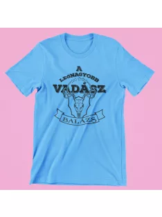   A legnagyobb vadász (v2) (választható névvel) férfi póló