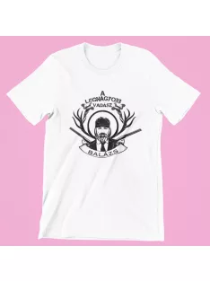 A legnagyobb vadász (választható névvel) férfi póló