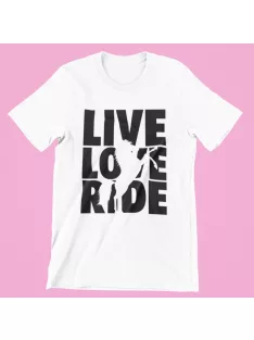 Live Love Ride férfi póló