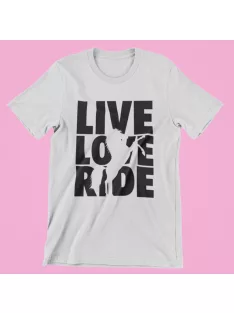 Live Love Ride férfi póló