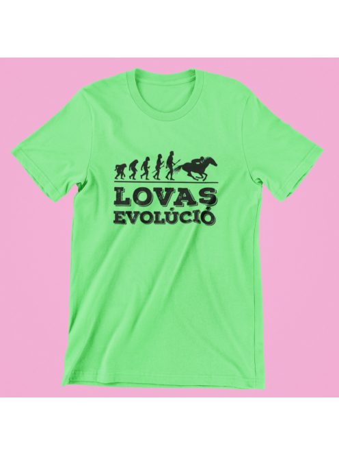 Lovas evolúció férfi póló
