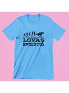 Lovas evolúció férfi póló