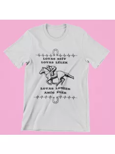 Lovas szív, lovas lélek v1 női póló