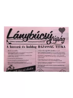 Vicces Lánybúcsú Újság