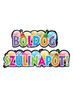 Boldog Szülinapot Feliratú Parti Banner