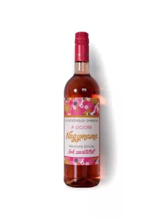 A legjobb Nagymama Boros Üveg Címke, 2 db-os