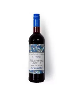 A legjobb Nagypapa Boros Üveg Címke, 2 db-os