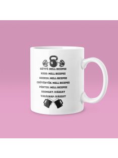 Mell bicepsz, ivászat bögre