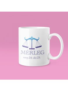 Mérleg horoszkóp bögre