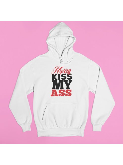 Merry kiss my ass pulóver