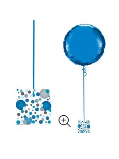   Kék Pasztell Konfettis Környezetbarát Léggömbsúly - 16 gr. (10 db/csomag)