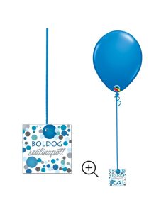   Boldog Szülinapot! Kék Konfettis Környezetbarát Léggömbsúly - 16 gr. (10 db/csomag)