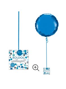   Boldog Szülinapot! Kék Konfettis Környezetbarát Léggömbsúly - 16 gr. (10 db/csomag)