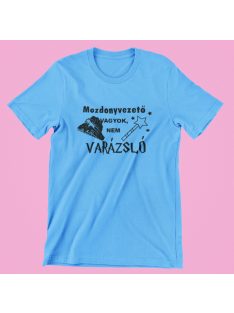 Mozdonyvezető vagyok, nem varázsló férfi póló
