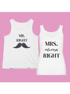  Mr + Mrs always right páros atléta