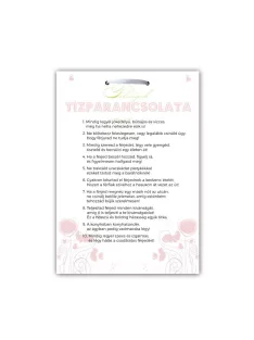 Feleségek Tízparancsolata Lánybúcsús Ajándék Tábla