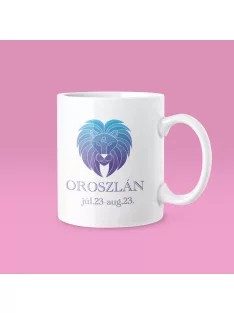 Oroszlán horoszkóp bögre