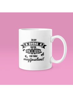   Én egy óvónő vagyok semmivel sem tudsz megijeszteni bögre