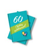 Születésnapi könyv 60. születésnapra idézetekkel, fotókkal