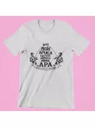 Én egy pecás apuka vagyok, olyan mint egy normál apa csak sokkal menőbb! (v2) férfi póló